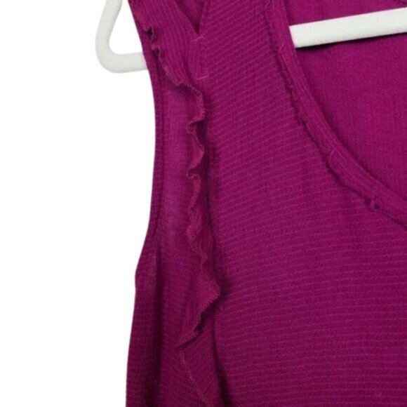 Free People Fuchsia Pink Cutout Top - Picture 2 of 4